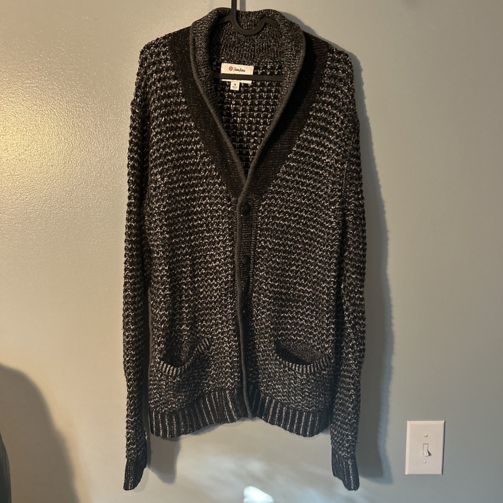 Rag & Bone Sweater Men's M Neiman Marcus Cardigan Shawl Collar Wool Blend Chunky